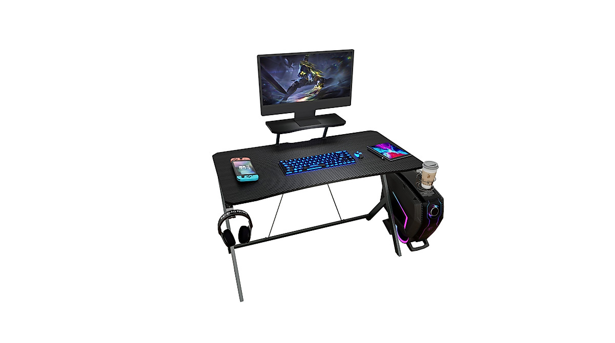 DEILALY 45IN Gaming Desk - Ultimate Gamer Table