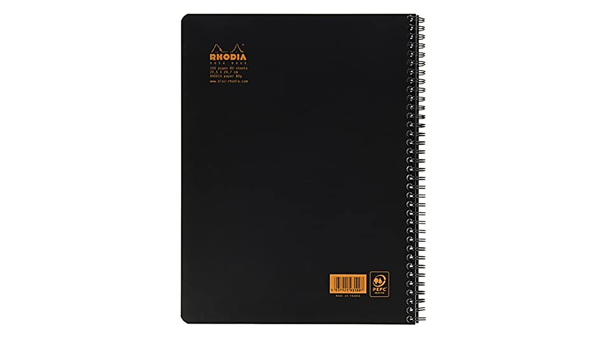 Rhodia Wirebound Notebook A4+ Lined Pages for Notes & Organization