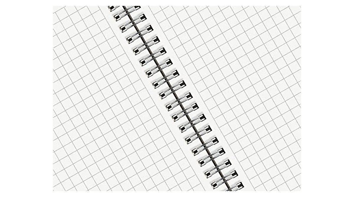 HULYTRAAT Large Graph Ruled Spiral Notebook Pack of 2 - Ideal for ...
