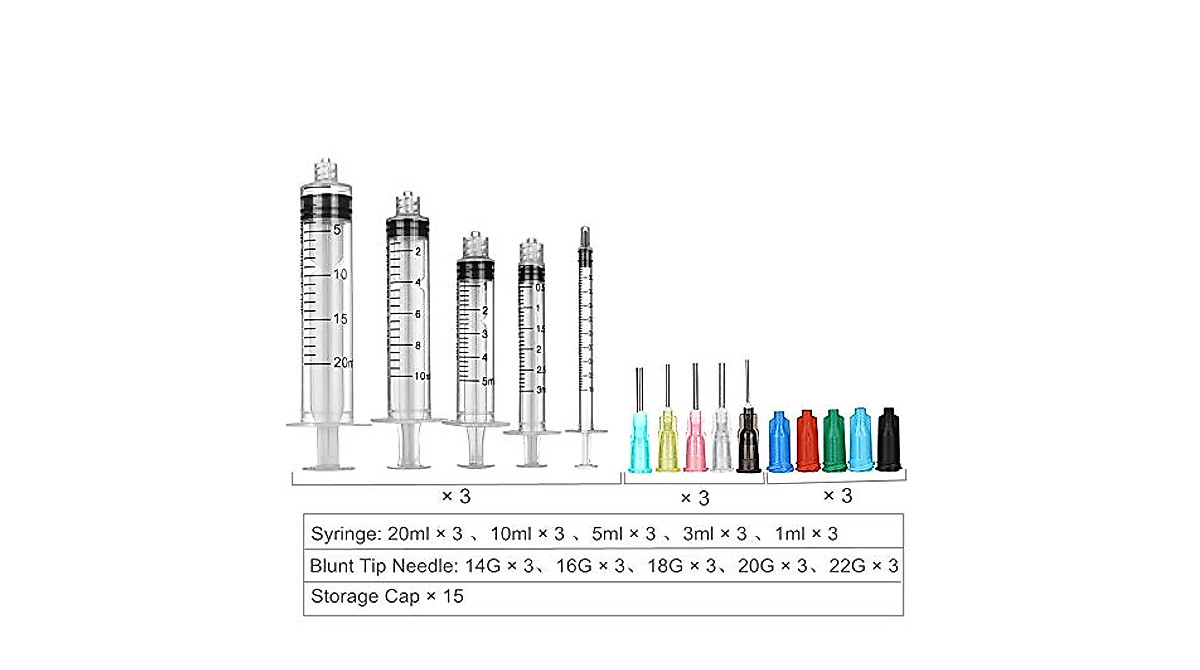 Blunt Tip Food Syringe Set - Precision Applicators