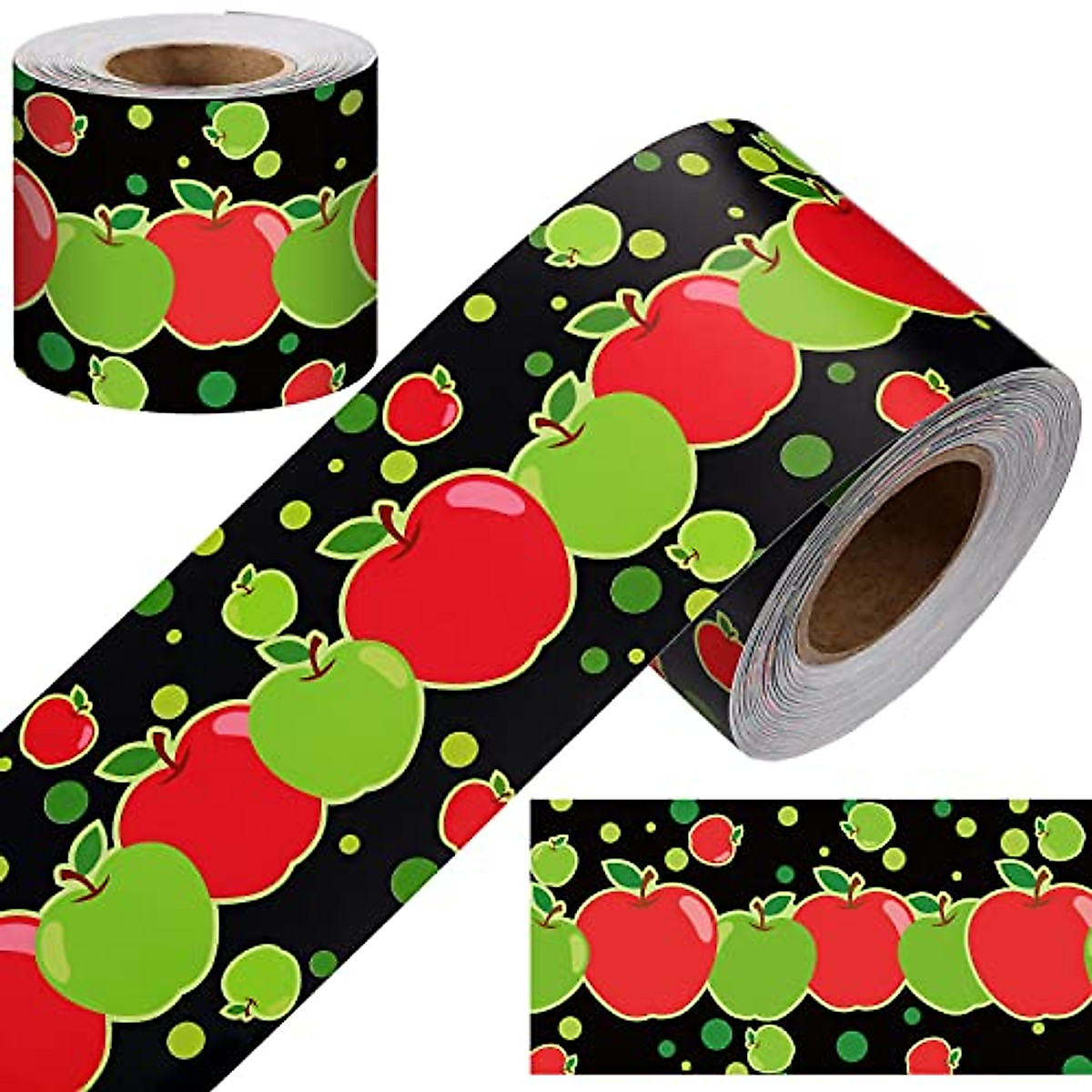 Vibrant Apple Border Trim - 72.18 ft for Classroom & DIY Decor
