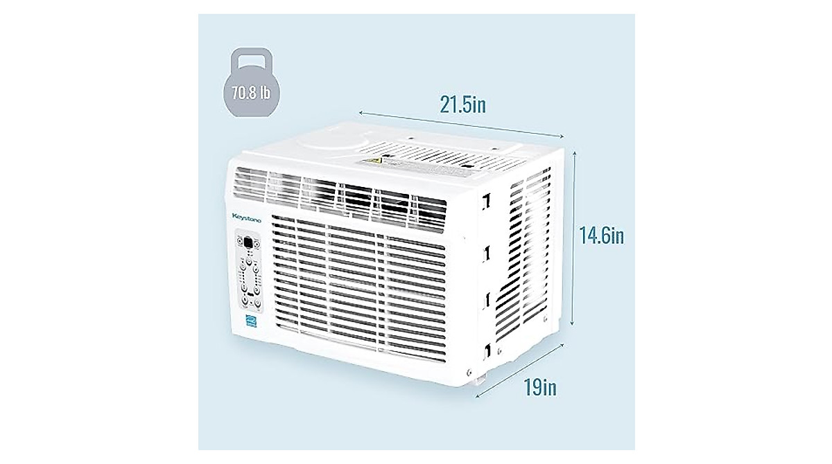 Keystone 12,000 BTU Window AC with Smart Control