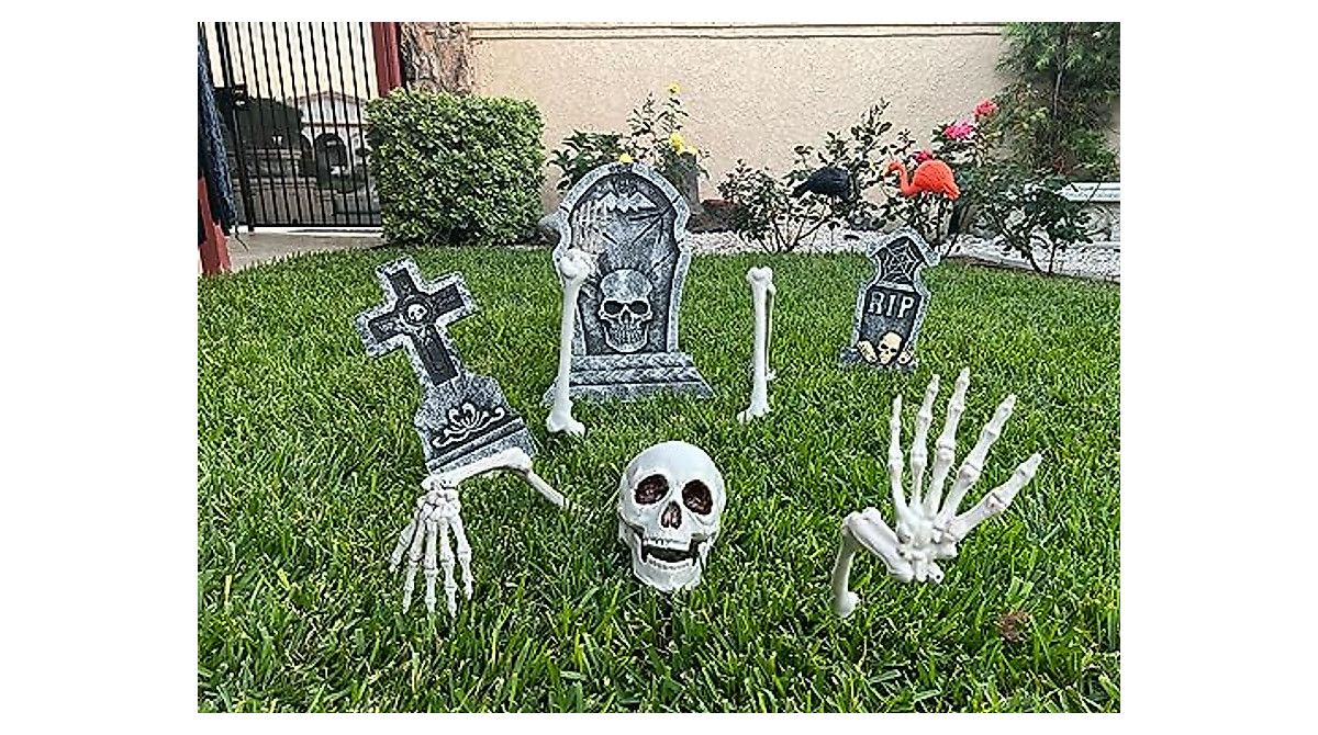GiftExpress Creepy Life Size Skeleton for Halloween Fun