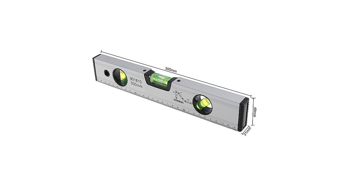 Smgda 12 Inch Magnetic Level Ruler - Precision Measuring Tool