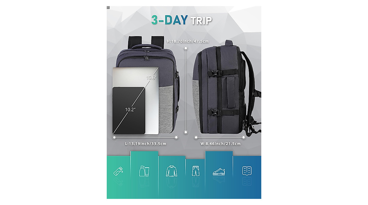 TRAILKICKER 40L Travel Backpack - Flight Approved