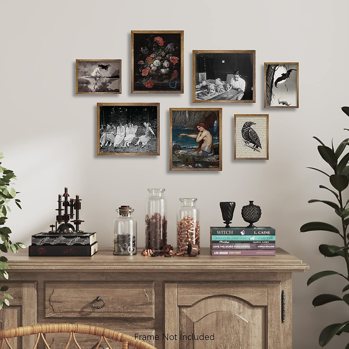 Spooky Gothic Wall Art - Skull Ghost Raven Posters