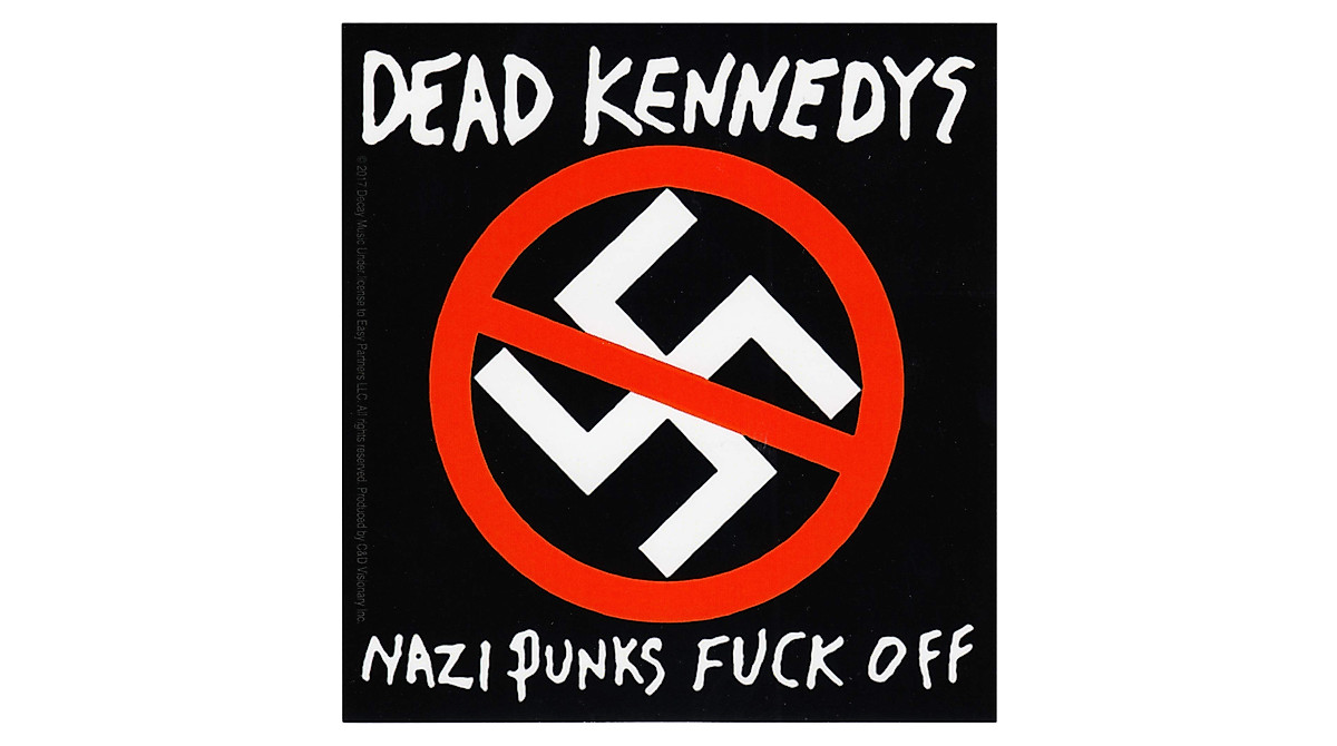 Nazi Punks F!ck Off Sticker - Dead Kennedys Merchandise