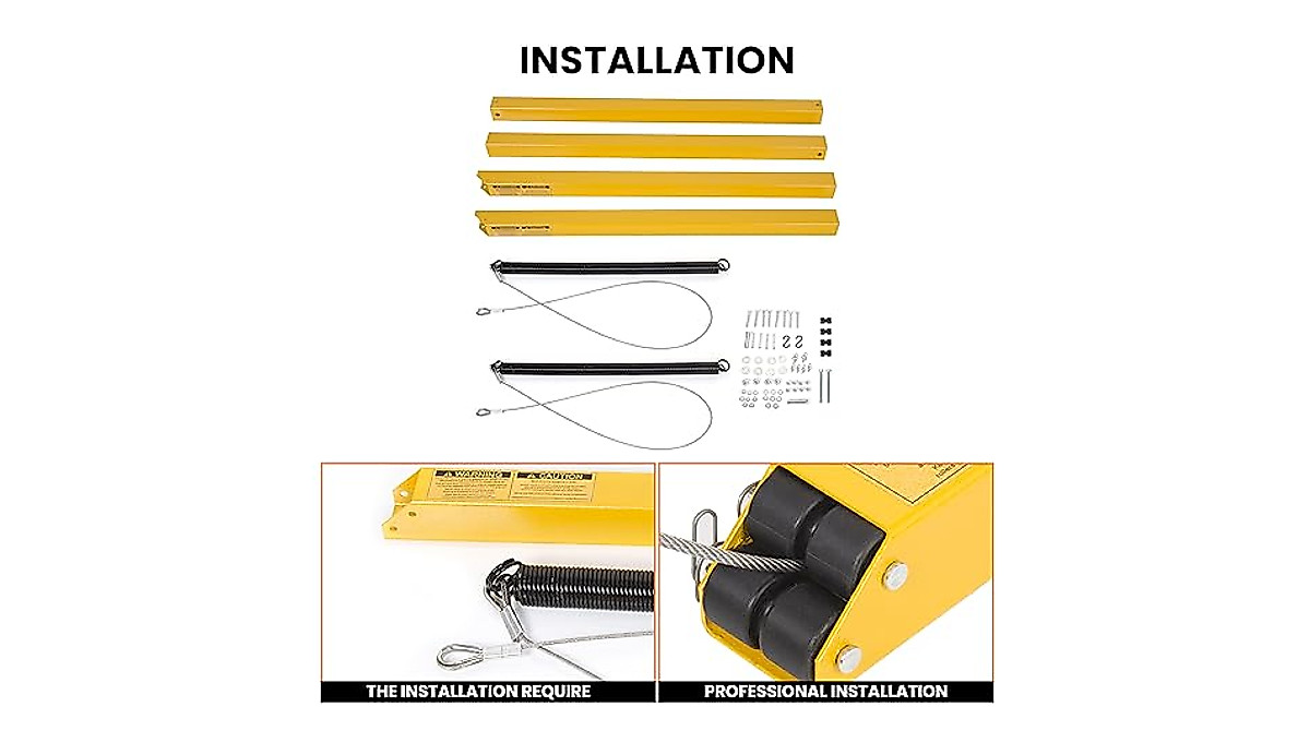 Heavy-Duty Tailgate Ramp Lift Assist System - 400 lbs
