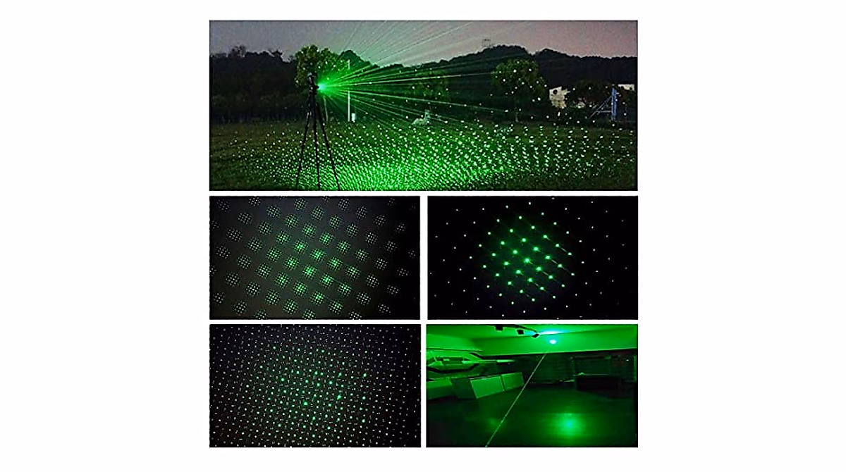 AYZUTQL High Power Green Laser Pointer – Rechargeable & Long Range