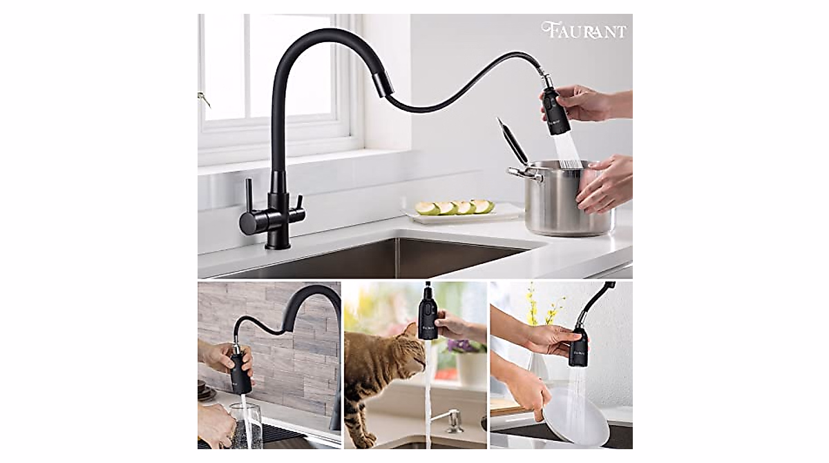 FAURANT Pull Down Kitchen Faucet Head Replacement