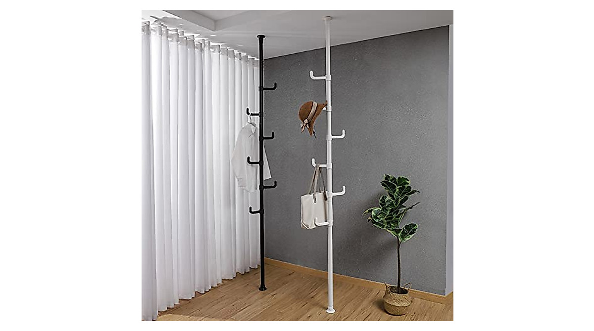 ADKINC Adjustable Laundry Pole - 6-Tier Space-Saving Clothes Drying Rack