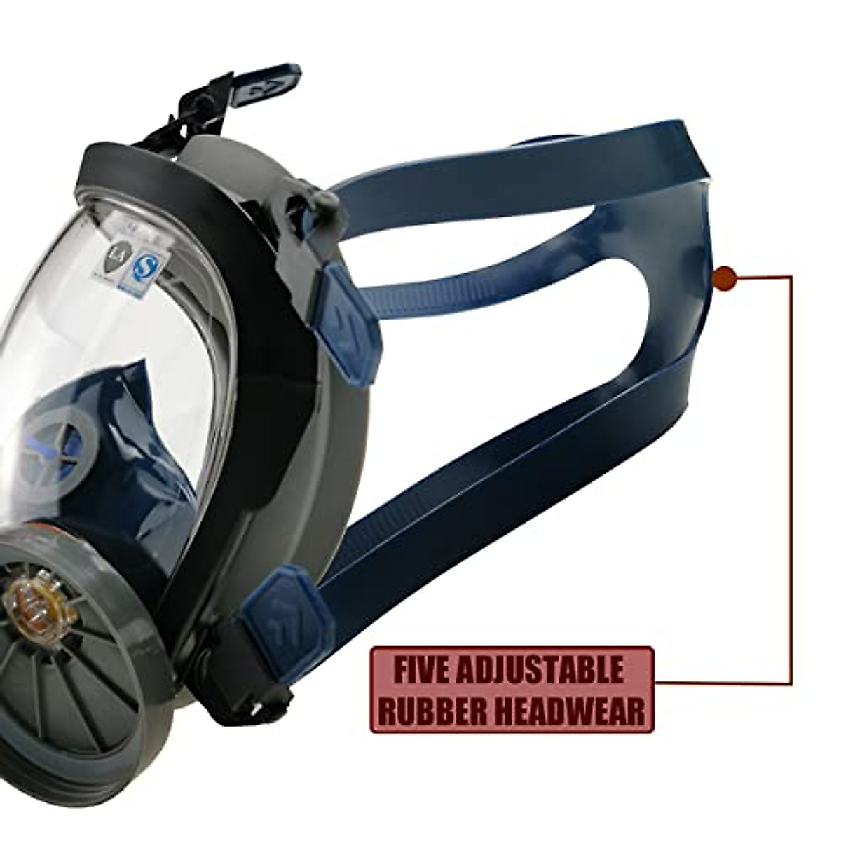 Organic Vapors Full Respirator Mask Gas Mask Spray Paint - View #12