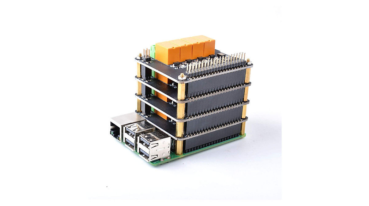 GeeekPi 4-Channel Relay for Raspberry Pi | Smart Home