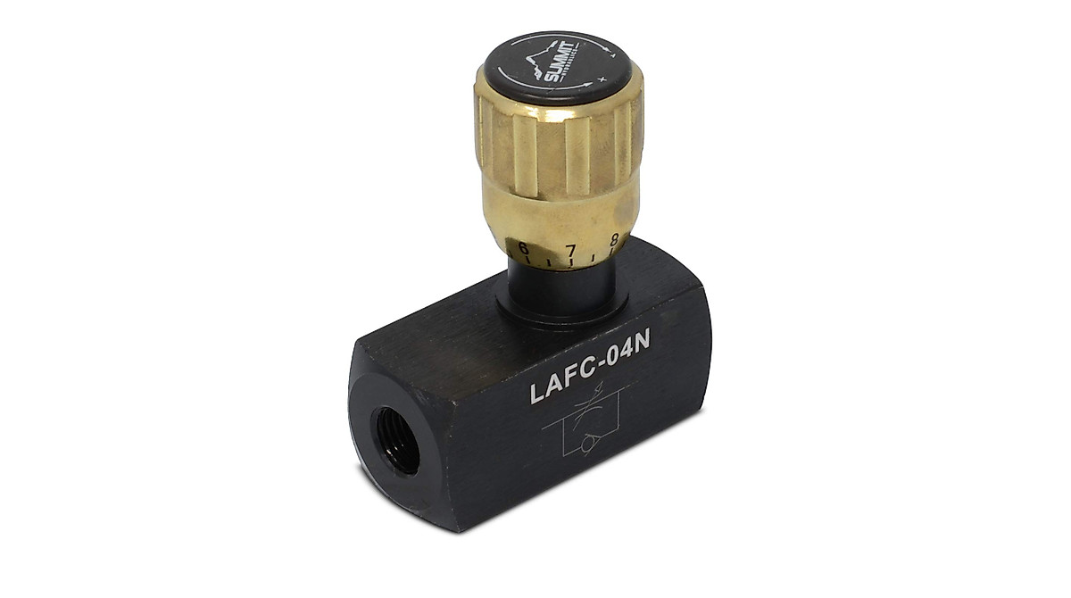 Hydraulic Adjustable Flow Control Valve 1/4” NPT | Summit Hydraulics