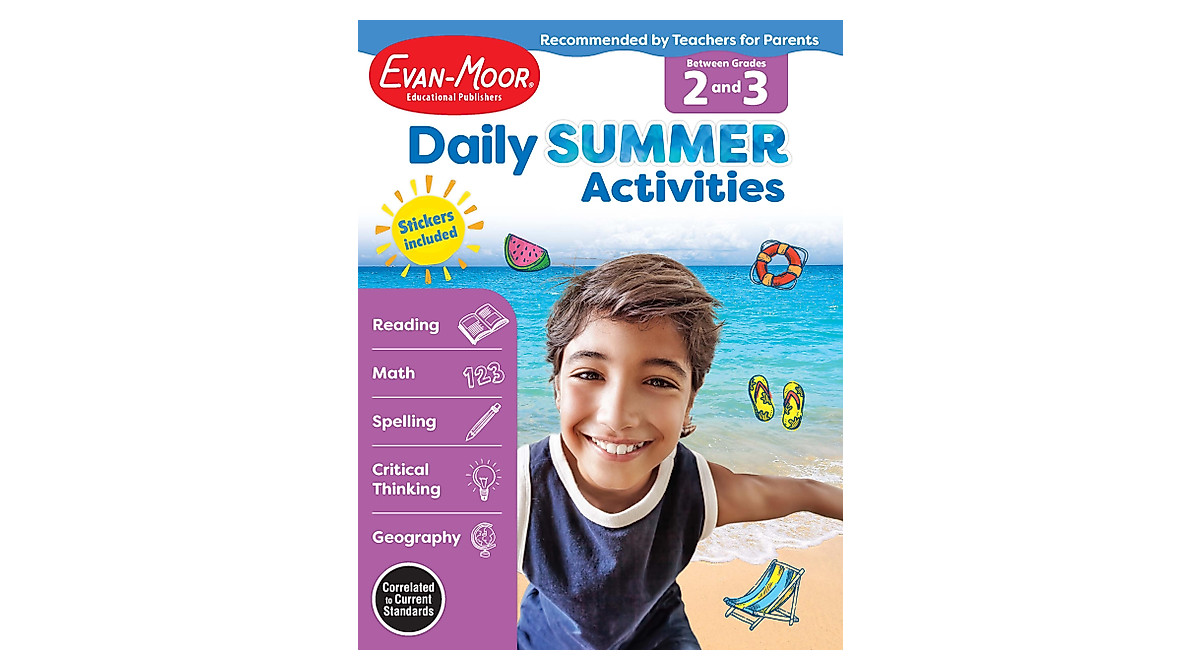 EvanMoor Daily Summer Activities Grades 23 for Summer