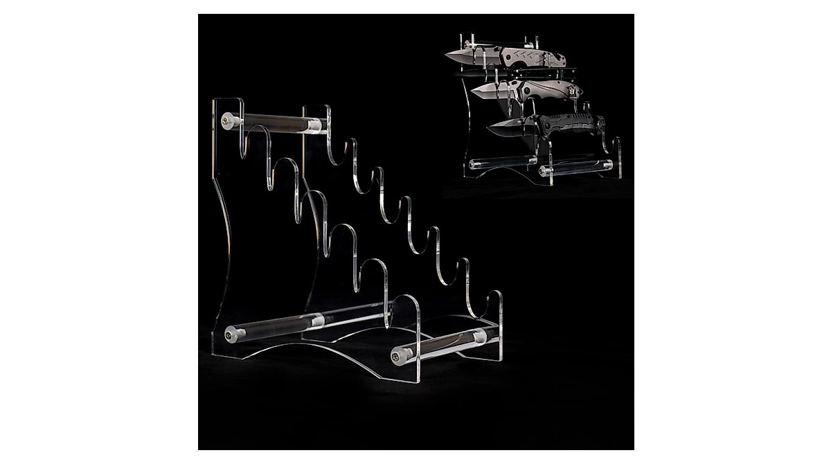 Dagger Rack: Stylish Acrylic Knife Display for Collectors