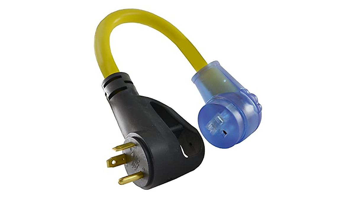 Conntek 30-Amp RV Plug Adapter with Ergo Grip