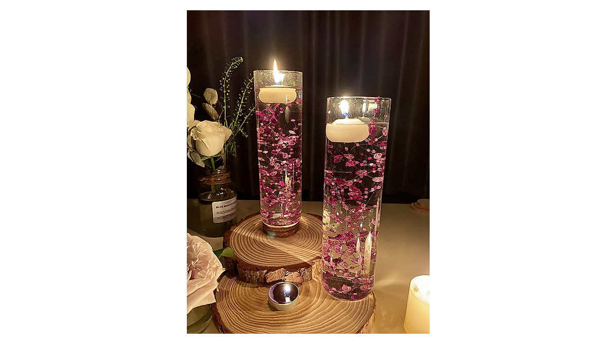 Elegant TeaSu Purple Crystal String for Centerpieces