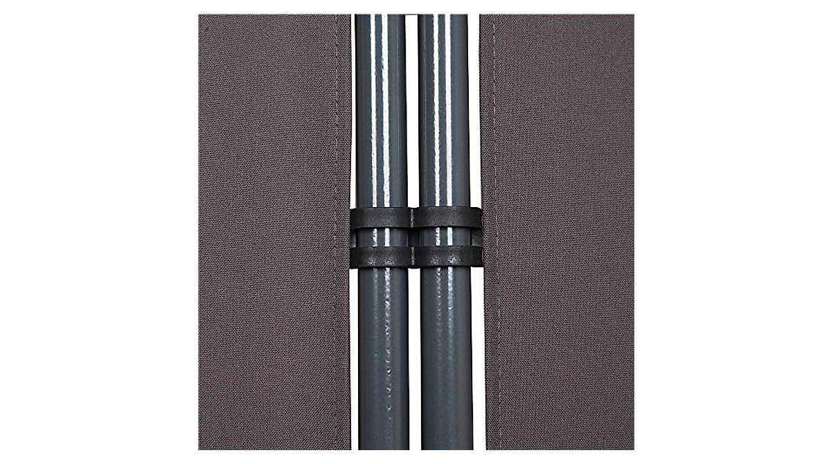 Versatile Grey Room Divider - Easy Assembly & Freestanding