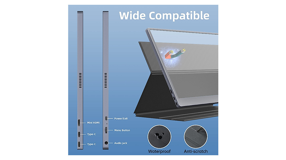 4K Portable Monitor 15.6