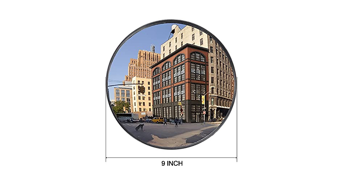 StartFine Convex Mirror Concave Mirror 9" 22cm  Corner Mirror Blind Spot Office Driveway Offices Stores Traffic Safety Mirr Ap B07dk9fspf - View #7