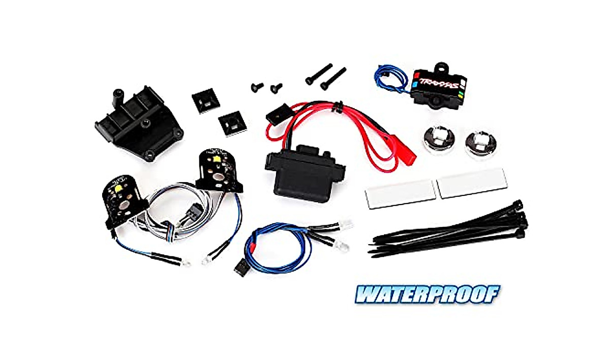 JOYSOG Trx4m K10 Kit Luce, RC Auto Tetto e Anteriore/Posteriore LED Luci per Traxxas 1/18 Trx4m K10 RC Crawler Auto Parti di Aggiornamento