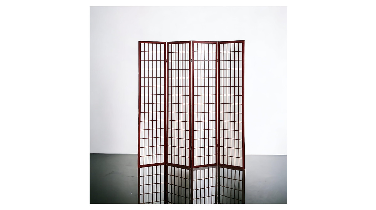 Liveasy 4 Panels Shoji Divider - Japanese Style Room Privacy