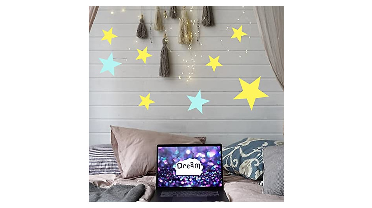 8 PCS Large Star Stencils for Creative Painting