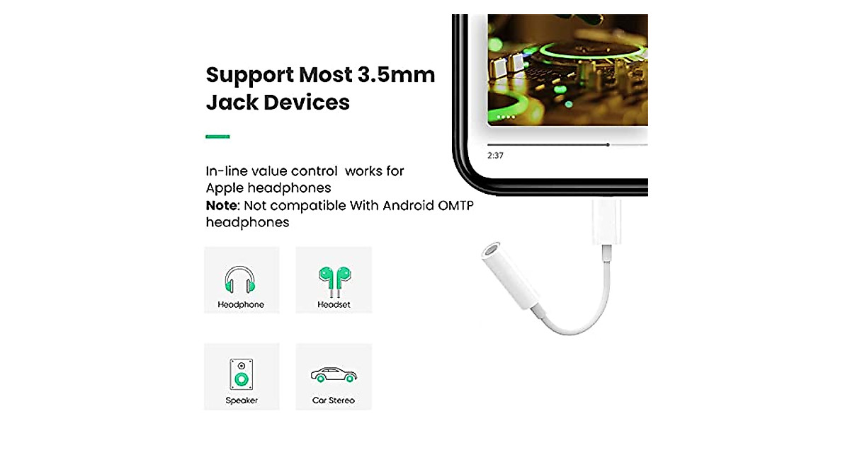 Apple MFi Certified 3 Pack Headphone Adapter for iPhone | High-Quality ...