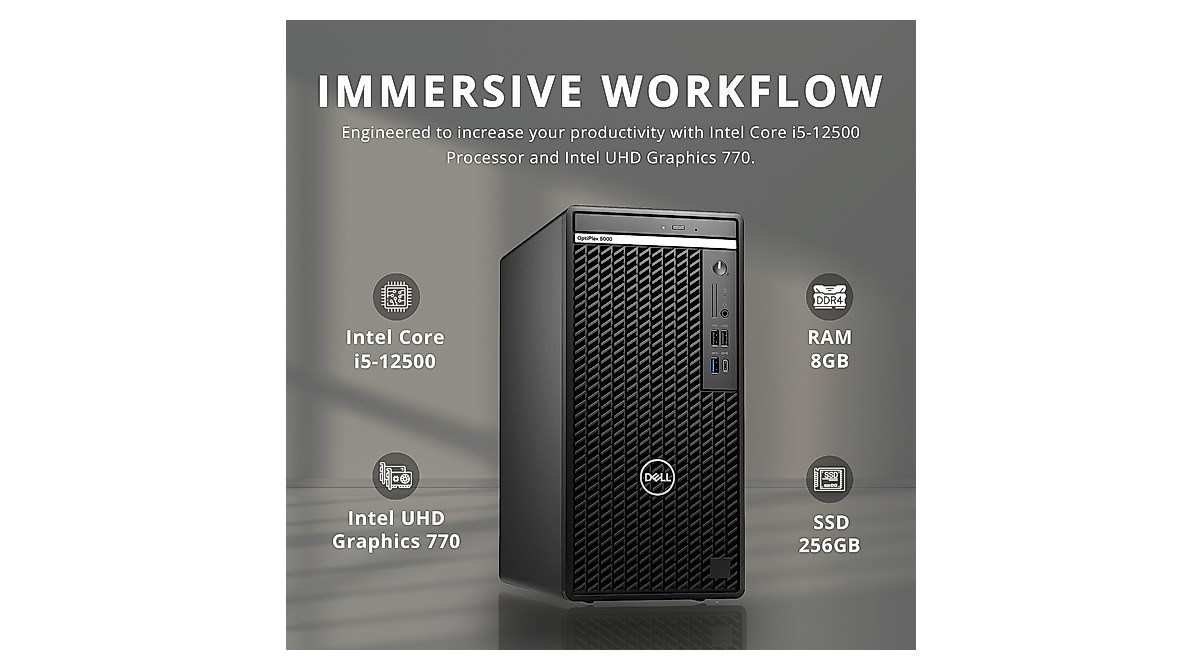 Dell OptiPlex 5000 Business Desktop - Powerful Intel i5 & Windows 11 Pro