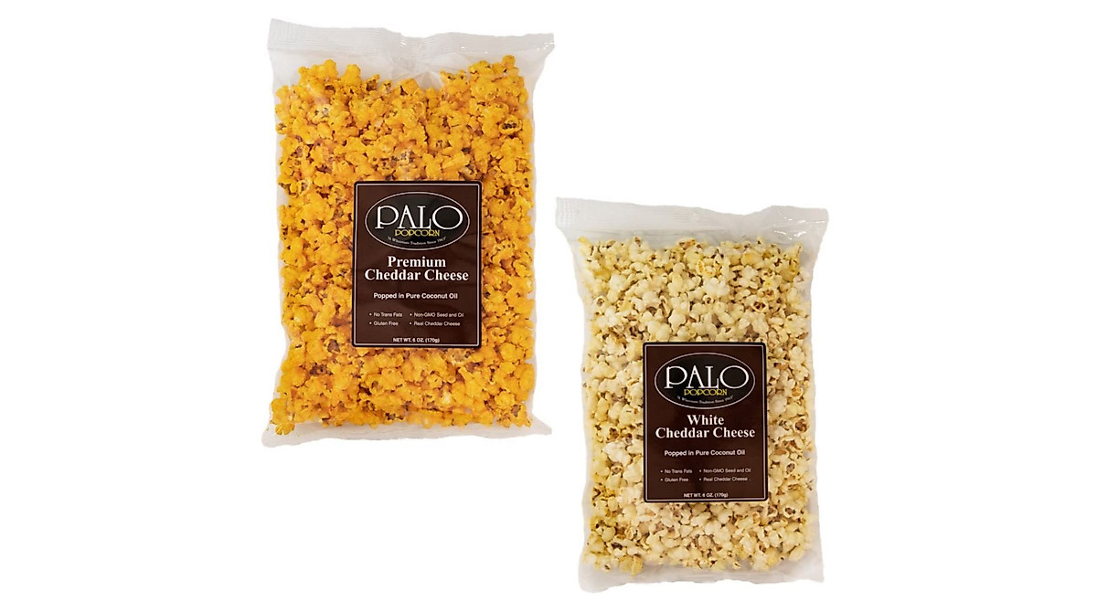 Gourmet Cheddar Popcorn Pack - 6 Flavors | Palo Popcorn