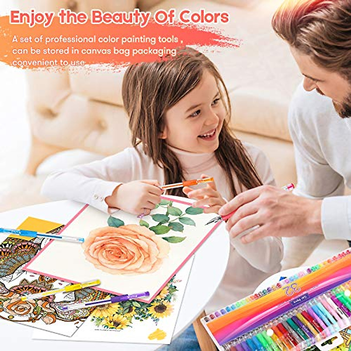 32-Color Gel Pen Set for Coloring & Journaling | Niutop