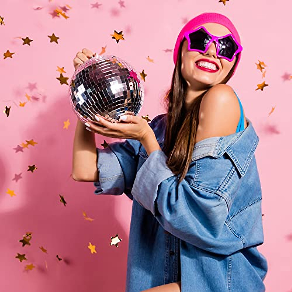 40 Pack Silver Mirror Disco Balls for Party & Decor
