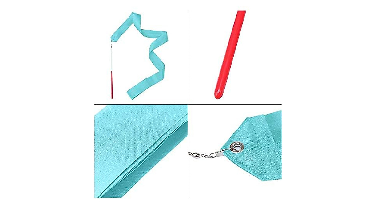 Aneco 24 Color Dance Ribbons - Perfect for Rhythmic Gymnastics & Dancing