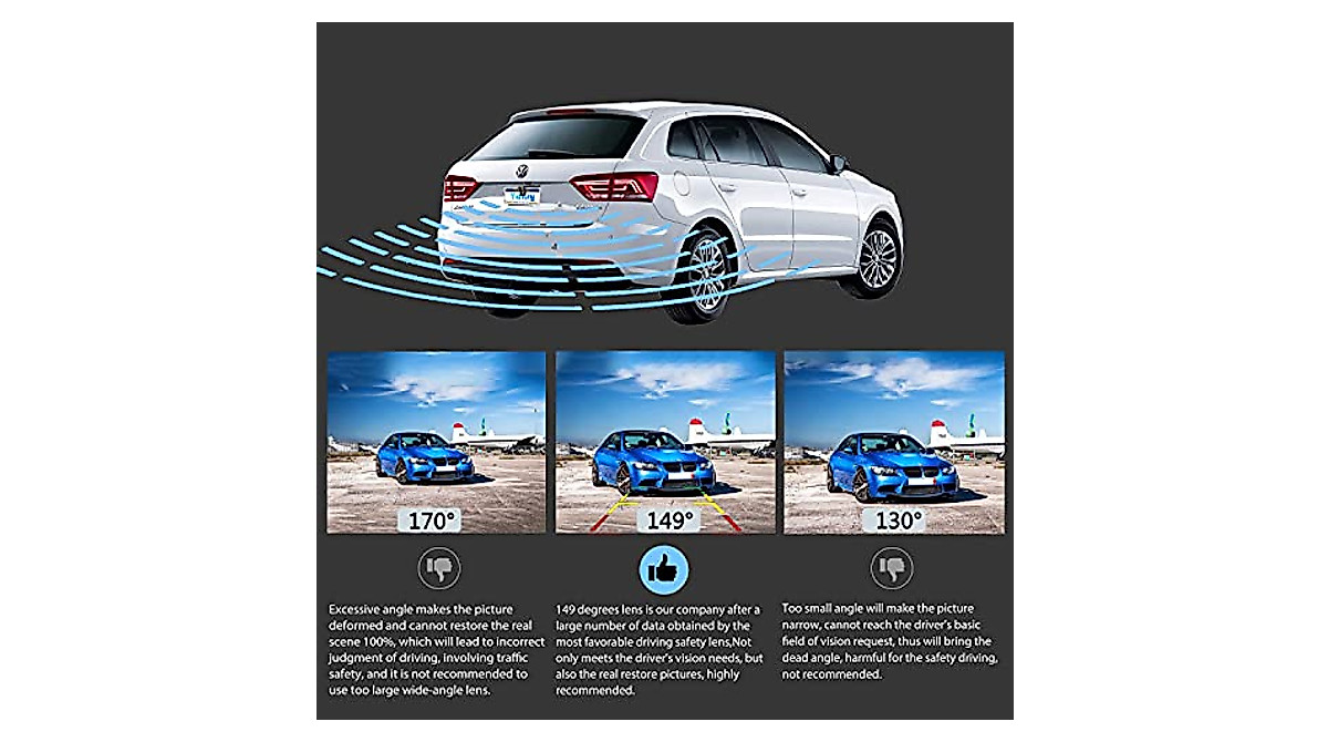 Yakry HD 1080P Backup Camera Kit for Cars and Trucks | Easy DIY Install