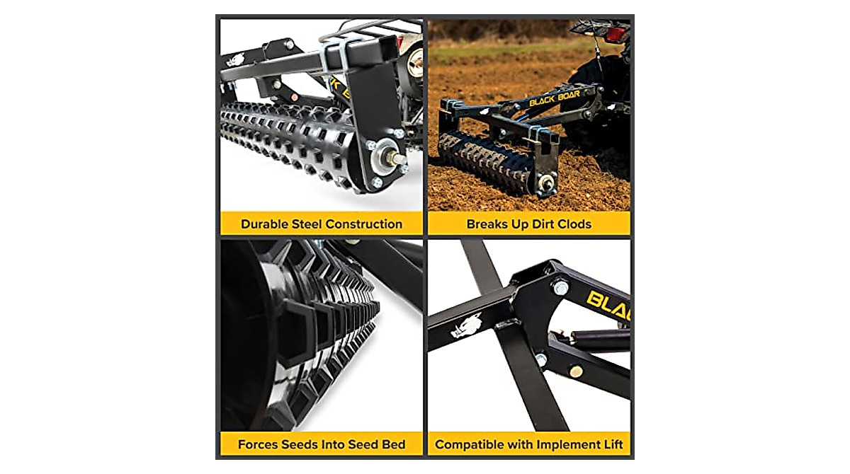 Black Boar Cultipacker for Better Soil & Seed Bed Packing