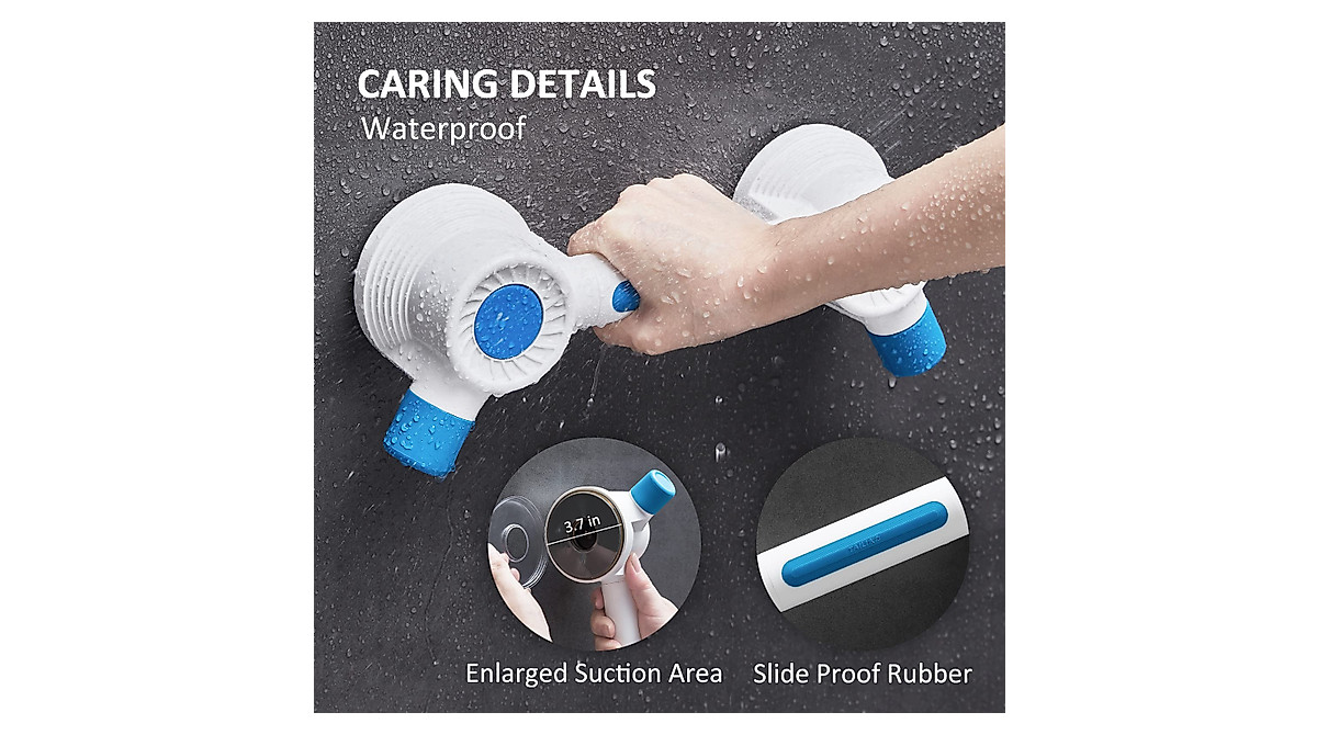 LEVERLOC Shower Safety Grab Bar - Support Up to 350 lbs