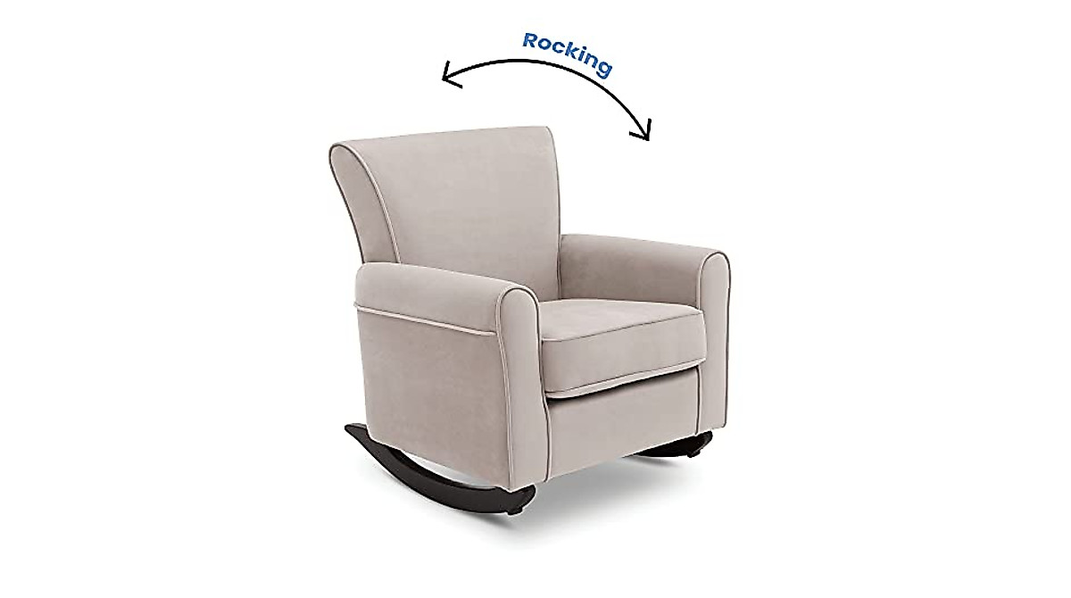 Delta Lancaster Rocking Chair with LiveSmart Fabric | Durable & Stylish