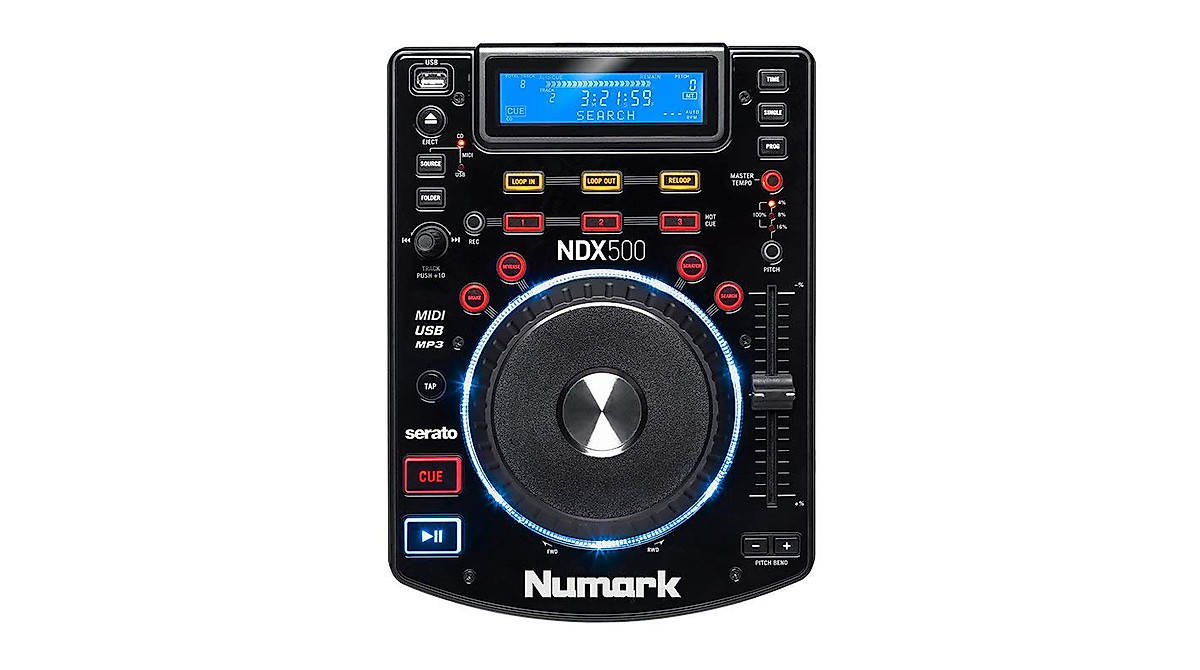 Numark NDX500: USB/CD DJ Controller with Touch Control