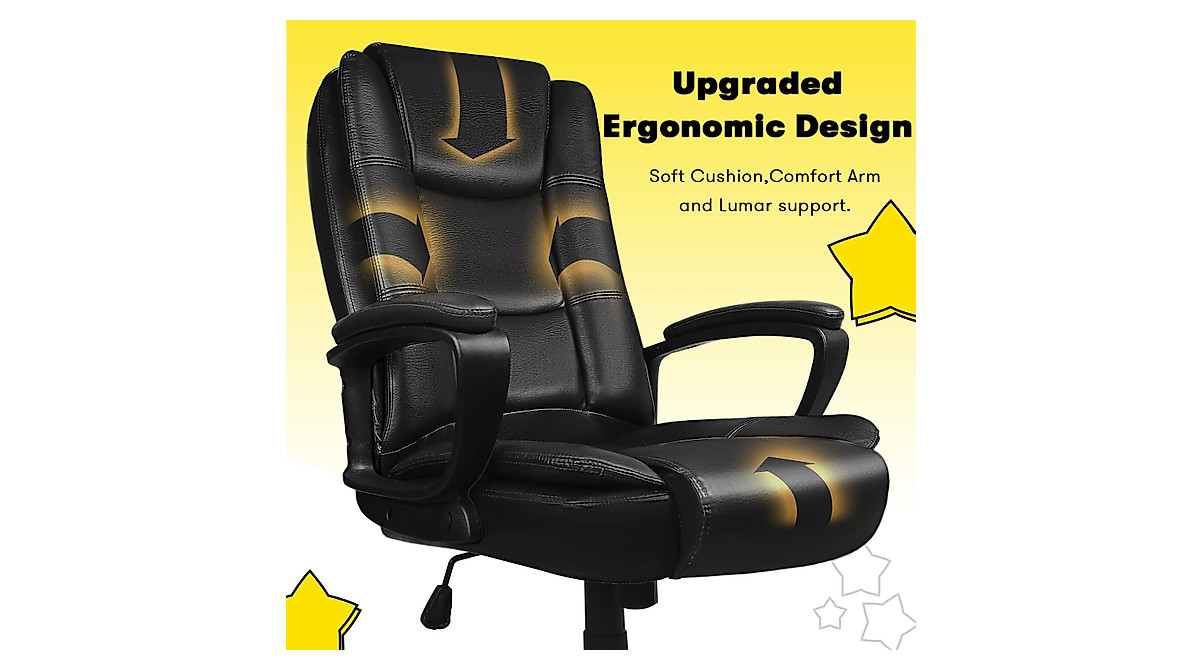 OFIKA Heavy Duty Office Chair – Ergonomic & Adjustable Up to 400LBS