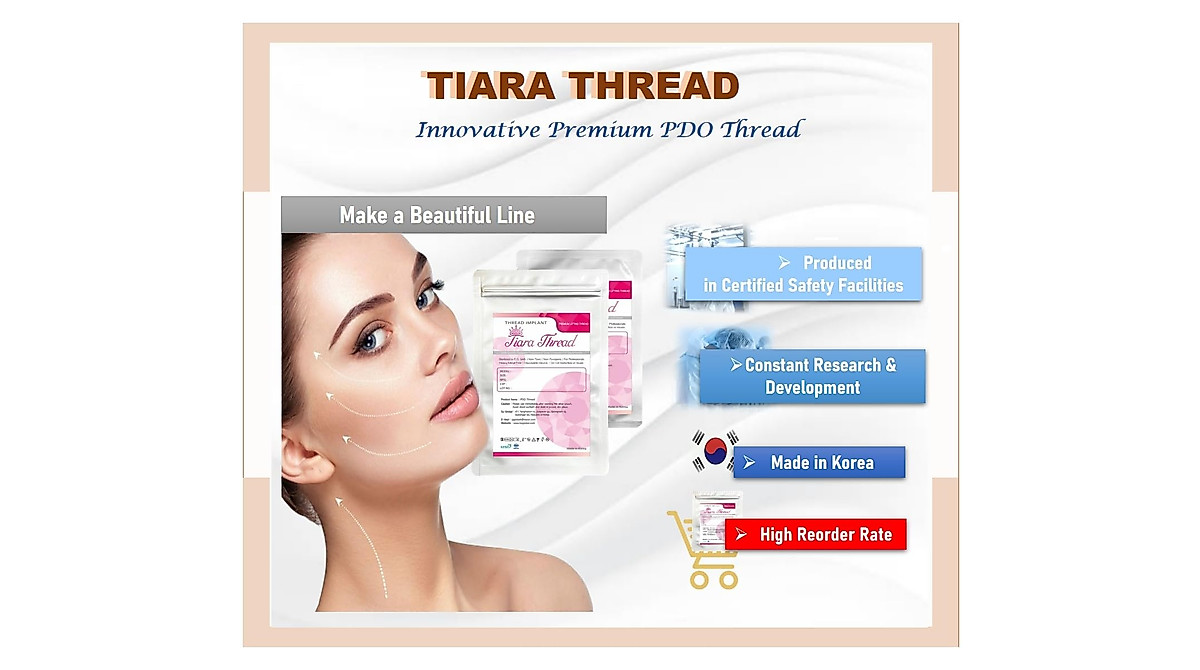 POSD Tiara PDO Thread Lift - 360R Bidirection Cog