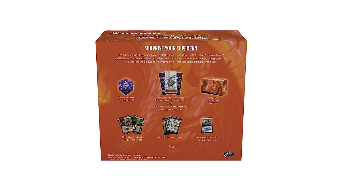 Magic: The Gathering – Draft Booster De Adventures In The Forgotten Realms, 36 Sobres Con 15 Cartas
