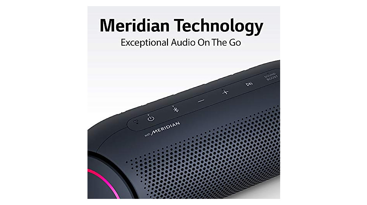 LG XBOOM Go PL5 Portable Speaker: 18 Hr Battery & LED Lights
