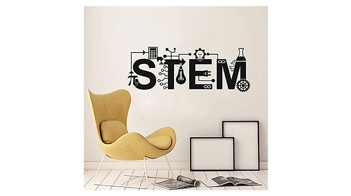STEM Technology Wall Art Sticker for Classroom