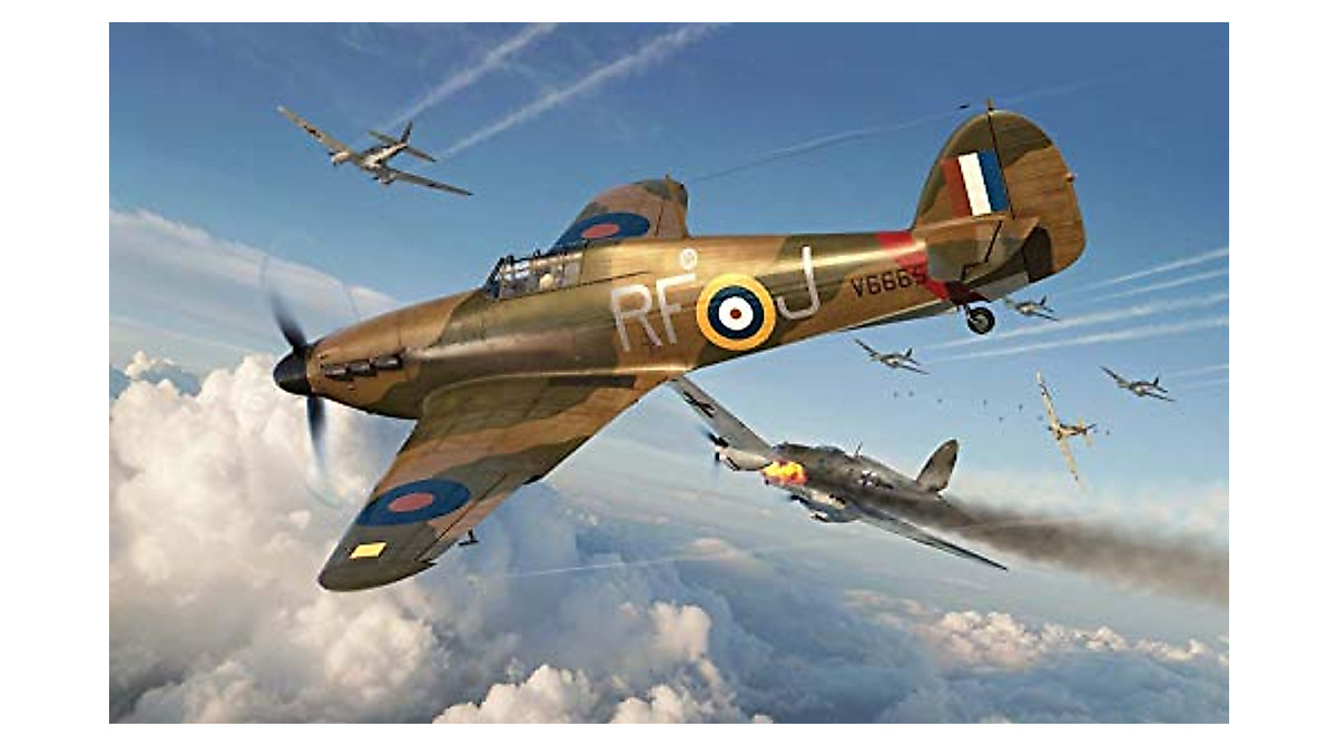 Hawker Hurricane MK I 1:48 Scale Model Kit by Airfix | WWII Fighter Replica