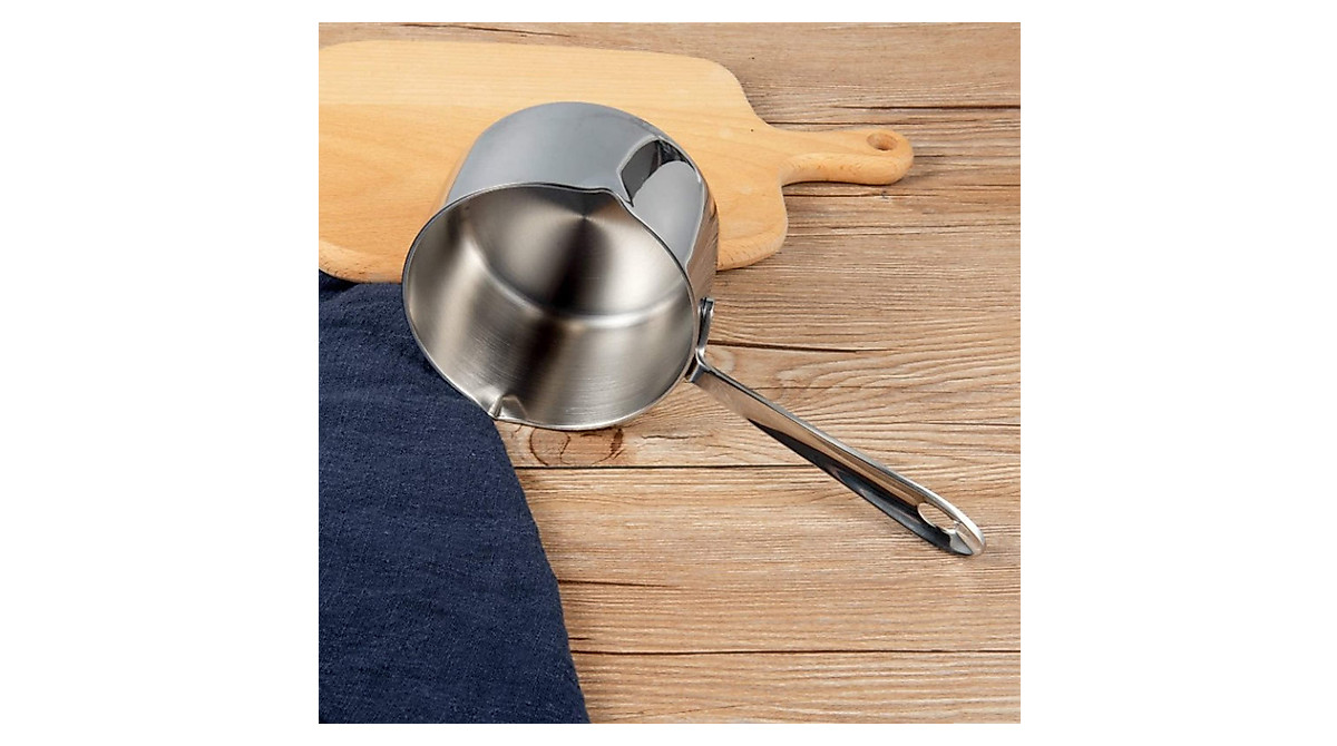 Yosoo Stainless Steel Milk Frother – 800ML Double Mesh Hand Pump For Latte, Cappuccino & Hot Chocolate - View #5