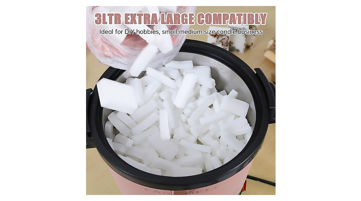 Fast Melt 3 Qt Soap Base Melter for Homemade Soap Making