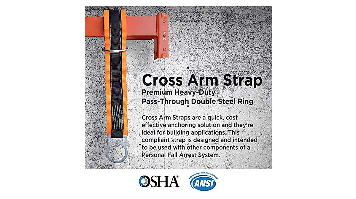 AFP 3’ Cross Arm Strap - Heavy-Duty Fall Protection