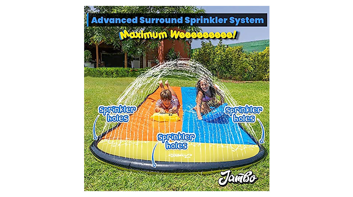 Jambo XL Slip Splash & Slide - Ultimate Water Fun!