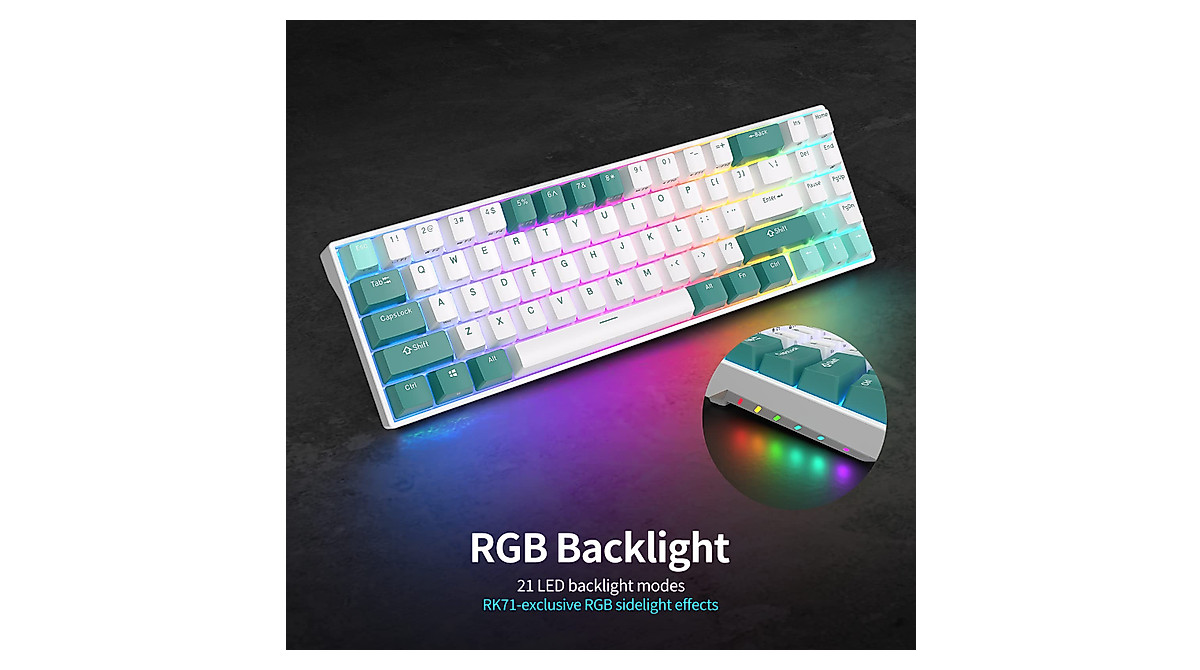 RK71 Wireless Mechanical Keyboard - Compact Gaming Power